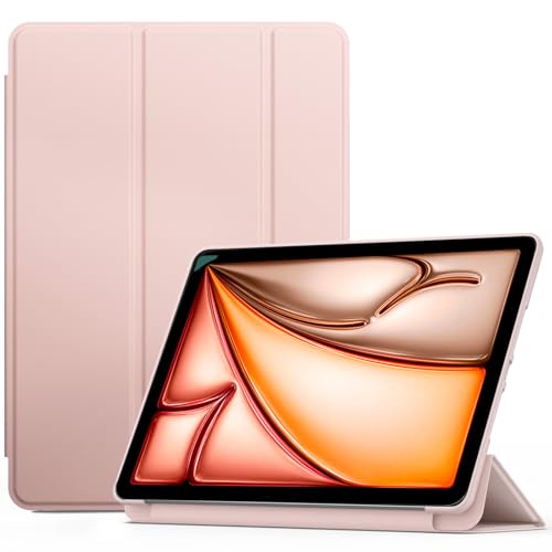 Schutzhülle für iPad Air 11-Zoll M3 (2025) / M2 (2024)/ iPad Air Cover 5th / 4th Generation 10.9 Zoll, flexible Rückseite aus TPU mit Stifthalter, Trifold Stand von Wanme