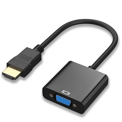 Wanme HDMI-auf-VGA-Adapter, unidirektional HDMI Computer auf VGA-Monitor, vergoldet, für Computer, Desktop, Laptop, PC, TVbox, Xbox, PS3, PS4 Wanme HDMI-auf-VGA-Adapter, unidirektional HDMI Computer auf VGA-Monitor, vergoldet, für Computer, Desktop, Laptop, PC, TVbox, Xbox, PS3, PS4 von Wanme