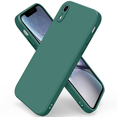 Wanme Handyhülle für iPhone XR Hülle, Ultradünne Weiche Flüssigsilikon Hülle, Vollständige Schutzhülle Handyhülle für iPhone XR (Dunkelgrün) von Wanme