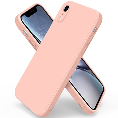 Wanme Handyhülle für iPhone XR Hülle, Ultradünne Weiche Flüssigsilikon Hülle, Vollständige Schutzhülle Handyhülle für iPhone XR (Rosa) von Wanme