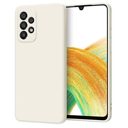 Wanme Hülle für Samsung Galaxy A33 5G Handyhülle, Hochwertige Silikon Schutzhülle, Kratzfest Stoßfest Fallschutz, Passgenau Dünn Matt Case für Samsung Galaxy A33 5G 6,4", Antikweiß Wanme Hülle für Samsung Galaxy A33 5G Handyhülle, Hochwertige Silikon Schutzhülle, Kratzfest Stoßfest Fallschutz, Passgenau Dünn Matt Case für Samsung Galaxy A33 5G 6,4", Antikweiß von Wanme