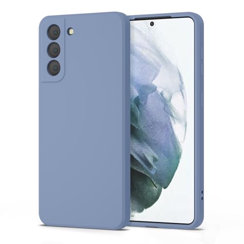 Wanme Hülle für Samsung Galaxy S21 Handyhülle, Hochwertige Silikon Schutzhülle, Kratzfest Stoßfest Fallschutz, Passgenau Dünn Matt Case für Samsung Galaxy S21 5G 6,2 Zoll, Blau Grau Wanme Hülle für Samsung Galaxy S21 Handyhülle, Hochwertige Silikon Schutzhülle, Kratzfest Stoßfest Fallschutz, Passgenau Dünn Matt Case für Samsung Galaxy S21 5G 6,2 Zoll, Blau Grau von Wanme