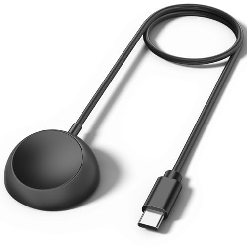 Wanme Ladegerät für Samsung Galaxy Watch 7/7FE/6/5/Watch 4, USB-C-Ladekabel, Ladekabel, Dock für Galaxy 6 Classic/5 Pro, 100 cm, Schwarz von Wanme