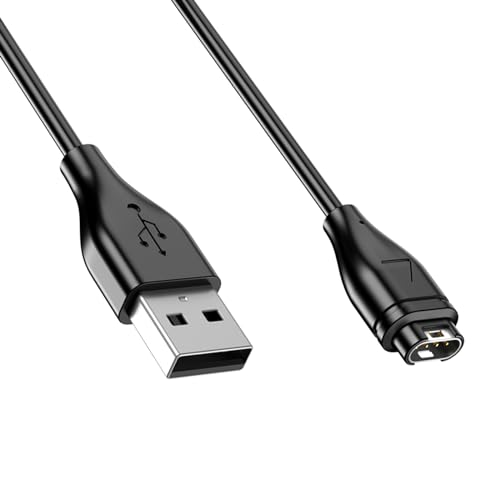 Wanme Ladegerät kompatibel mit Garmin Venu sq/Venu sq 2/Venu sq 2 Plus/Venu 3S/Venu 2/Venu 2S/Venu/Garmin Fenix 5/Fenix 5S/Fenix 5X/Fenix 5 Plus, 100 cm USB-Ladekabel, Ersatz von Wanme