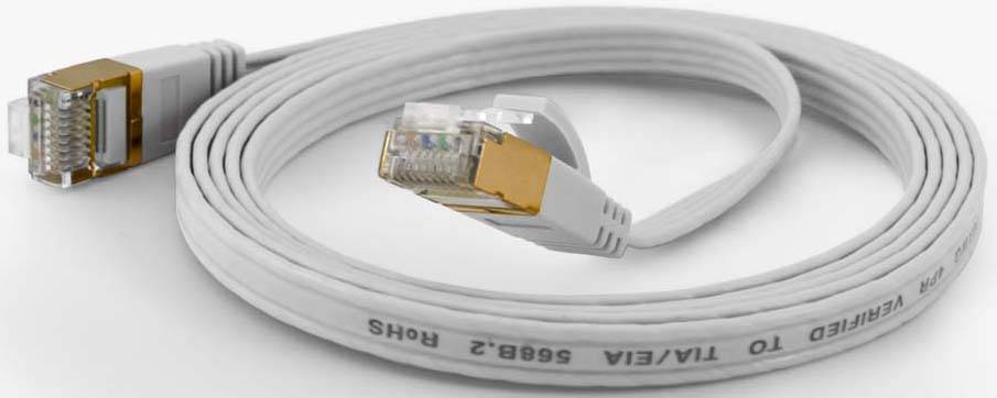 Wantec Patchkabel FTP CAT6 q=1,6x6,5mm 0,20m weiß Wantec Patchkabel FTP CAT6 q=1,6x6,5mm 0,20m weiß von Wantec