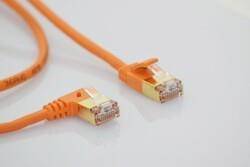 Wantec Patchkabel SSTP CAT7 Ste.CAT6a d=4mm up 90+180° 3m gr von Wantec