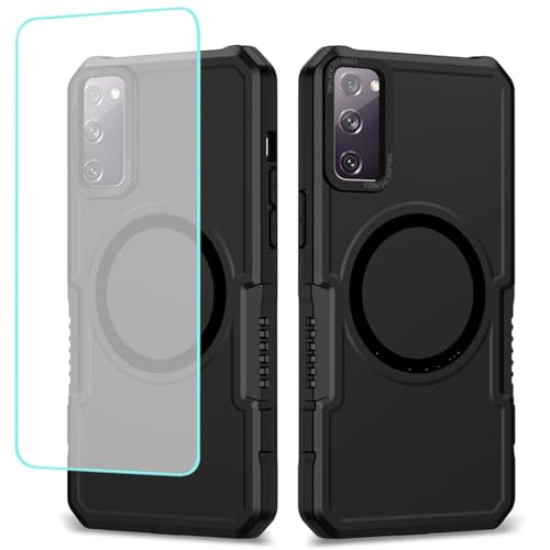 Wanyuexes Hülle für Galaxy S20 FE 5G Case, für Samsung S20 FE SM-G781U Stück Schutzfolie, für MagSafe, Stoßfest Kratzfest Magnetisch Handyhülle für Samsung Galaxy S20 FE Schwarz Wanyuexes Hülle für Galaxy S20 FE 5G Case, für Samsung S20 FE SM-G781U Stück Schutzfolie, für MagSafe, Stoßfest Kratzfest Magnetisch Handyhülle für Samsung Galaxy S20 FE Schwarz von Wanyuexes