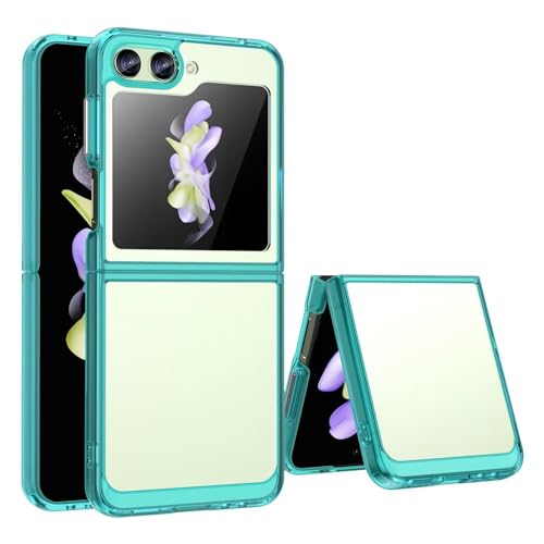 Wanyuexes Hülle für Galaxy Z Flip 5 Case, für Samsung Flip 5 Case, Clear Ultradünn TPU Transparent Stoßfest Handyhülle für Samsung Galaxy Z Flip5 Crystal Blau Wanyuexes Hülle für Galaxy Z Flip 5 Case, für Samsung Flip 5 Case, Clear Ultradünn TPU Transparent Stoßfest Handyhülle für Samsung Galaxy Z Flip5 Crystal Blau von Wanyuexes