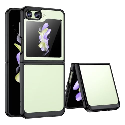 Wanyuexes Hülle für Galaxy Z Flip 5 Case, für Samsung Flip 5 Case, Clear Ultradünn TPU Transparent Stoßfest Handyhülle für Samsung Galaxy Z Flip5 Crystal schwarz Wanyuexes Hülle für Galaxy Z Flip 5 Case, für Samsung Flip 5 Case, Clear Ultradünn TPU Transparent Stoßfest Handyhülle für Samsung Galaxy Z Flip5 Crystal schwarz von Wanyuexes