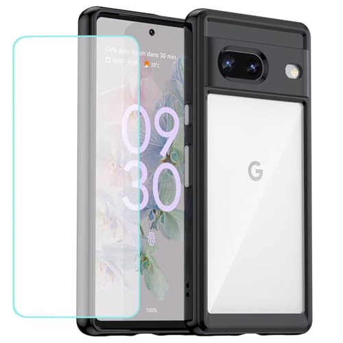Wanyuexes Hülle für Pixel 7 Case, für Google 7 GQML3 Schutzhülle Schutzfolie, Clear Ultradünn TPU Transparent Stoßfest Handyhülle für Google Pixel 7 Crystal schwarz Wanyuexes Hülle für Pixel 7 Case, für Google 7 GQML3 Schutzhülle Schutzfolie, Clear Ultradünn TPU Transparent Stoßfest Handyhülle für Google Pixel 7 Crystal schwarz von Wanyuexes