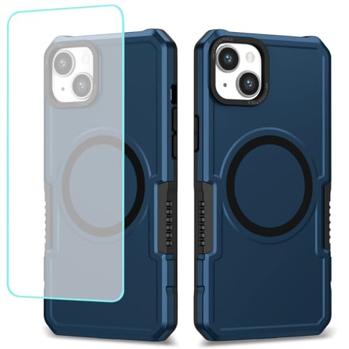 Wanyuexes Hülle für iPhone 15 Case 6.1", Apple 15 Stück Schutzfolie, für MagSafe, Stoßfest Kratzfest Magnetisch Handyhülle für iPhone 15 Blau Wanyuexes Hülle für iPhone 15 Case 6.1", Apple 15 Stück Schutzfolie, für MagSafe, Stoßfest Kratzfest Magnetisch Handyhülle für iPhone 15 Blau von Wanyuexes
