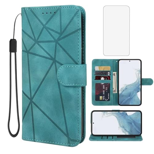 Wanyuexes Hülle für Galaxy S23 Case, für Samsung S23 SM-S911U Schutzhülle mit Schutzfolie, PU Leder Wallet Flip 3 Karten Halter Standfunktion Handyhülle für Samsung Galaxy S23 Grün Wanyuexes Hülle für Galaxy S23 Case, für Samsung S23 SM-S911U Schutzhülle mit Schutzfolie, PU Leder Wallet Flip 3 Karten Halter Standfunktion Handyhülle für Samsung Galaxy S23 Grün von Wanyuexes