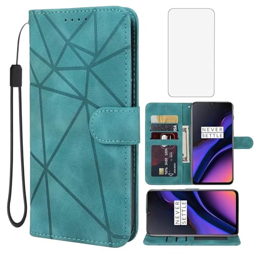 Wanyuexes Hülle für OnePlus 7 Case, Oneplus 6T HD1900 HD1901 Schutzhülle mit Schutzfolie, PU Leder Wallet Flip Folio 3 Karten Halter Standfunktion Handyhülle für Oneplus 6T Grün Wanyuexes Hülle für OnePlus 7 Case, Oneplus 6T HD1900 HD1901 Schutzhülle mit Schutzfolie, PU Leder Wallet Flip Folio 3 Karten Halter Standfunktion Handyhülle für Oneplus 6T Grün von Wanyuexes
