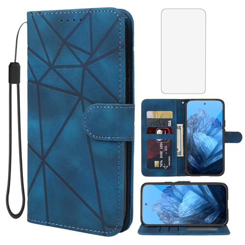 Wanyuexes Hülle für Pixel 9 Pro XL Case, Schutzhülle Cover mit Schutzfolie, PU PU Leder Wallet Flip Folio 3 Karten Halter Standfunktion Handyhülle für Google Pixel 9 Pro XL Blau Wanyuexes Hülle für Pixel 9 Pro XL Case, Schutzhülle Cover mit Schutzfolie, PU PU Leder Wallet Flip Folio 3 Karten Halter Standfunktion Handyhülle für Google Pixel 9 Pro XL Blau von Wanyuexes