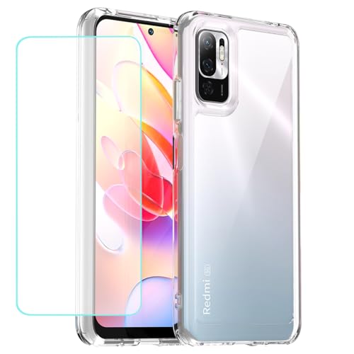 Wanyuexes Hülle für Redmi Note 10 5G/Note 10T 5G/M3 Pro Schutzhülle Schutzfolie, Clear Ultradünn TPU Transparent Stoßfest Handyhülle für Xiaomi Redmi Note 10 5G Crystal Durchsichtig Wanyuexes Hülle für Redmi Note 10 5G/Note 10T 5G/M3 Pro Schutzhülle Schutzfolie, Clear Ultradünn TPU Transparent Stoßfest Handyhülle für Xiaomi Redmi Note 10 5G Crystal Durchsichtig von Wanyuexes
