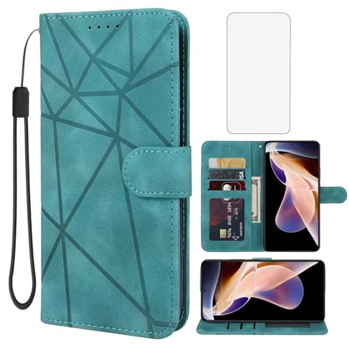 Wanyuexes Hülle für Rotemi Note 11 Pro Plus 5G Case Cover mit Schutzfolie, PU Leder Wallet Flip 3 Karten Halter Standfunktion Handyhülle für Xiaomi Rotemi Note 11 Pro+ 5G Grün Wanyuexes Hülle für Rotemi Note 11 Pro Plus 5G Case Cover mit Schutzfolie, PU Leder Wallet Flip 3 Karten Halter Standfunktion Handyhülle für Xiaomi Rotemi Note 11 Pro+ 5G Grün von Wanyuexes