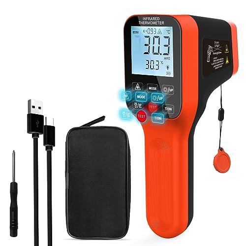 Kontaktlose Pyrometer-Hochtemperatur-Infrarot-Thermometer-Pistole -50~1600℃ DS 30:1 Industrielles Laser-Temp-Messgerät für Kochen, Pizza, HLK, Ofen, Schmiede (NICHT für menschliches Gerät Kontaktlose Pyrometer-Hochtemperatur-Infrarot-Thermometer-Pistole -50~1600℃ DS 30:1 Industrielles Laser-Temp-Messgerät für Kochen, Pizza, HLK, Ofen, Schmiede (NICHT für menschliches Gerät von WapoRich