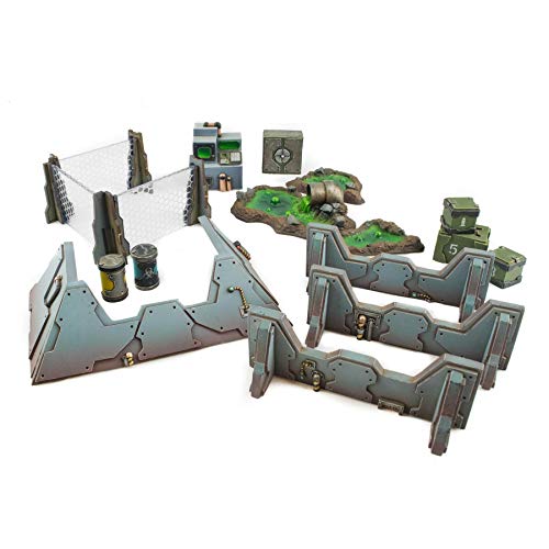 War World Gaming Industry of War Komplettset von Harz-Geländestücke - 28mm Sci-Fi Wargaming Tabletop Spiele Gelände Modellbau Modell Diorama Versatzstücke Gebäude Sammlung War World Gaming Industry of War Komplettset von Harz-Geländestücke - 28mm Sci-Fi Wargaming Tabletop Spiele Gelände Modellbau Modell Diorama Versatzstücke Gebäude Sammlung von War World Gaming
