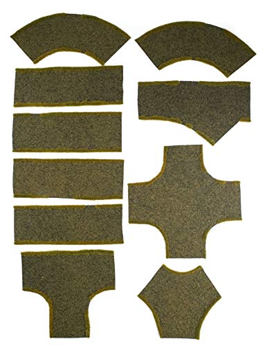 War World Gaming Schotter-Straße Set von 10 Kreuzungen, Gerade & Kurve Abschnitte - 28mm Tabletop Spiele Gelände Modellbau Modell Diorama von WWS War World Scenics