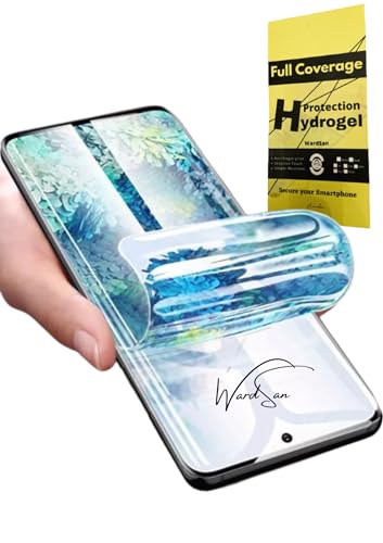 WardSan [2 Stück Displayschutzfolie für Xiaomi 14 5G 6,36 Zoll – Hydrogel 3D Displayschutzfolie mit Fingerhalterung für Selfie | stoßfest | kompatibel mit Schutzhüllen | weiche TPU-Folie von WardSan