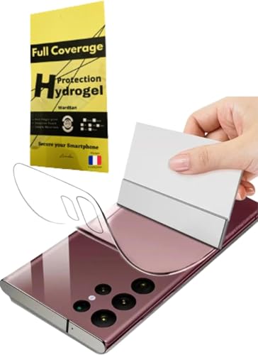 WardSan [2 Stück Rückseiten] für Samsung Galaxy S25 Plus – 2 Hydrogel-Schutzfolien für Rückseite + Selfie-Smartphone-Halterung | stoßfest | kompatibel mit Schutzhüllen | weiche TPU-Folie von WardSan