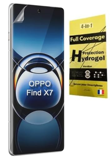 WardSan [2 Stück für OPPO FIND X7 ULTRA 5G 6,78 Zoll - 3D Hydrogel Displayschutzfolien mit Finger-Telefonhalterung | Stoßfest | Kompatibel mit TPU-Hüllen | Weiche TPU-Schutzfolie WardSan [2 Stück für OPPO FIND X7 ULTRA 5G 6,78 Zoll - 3D Hydrogel Displayschutzfolien mit Finger-Telefonhalterung | Stoßfest | Kompatibel mit TPU-Hüllen | Weiche TPU-Schutzfolie von WardSan
