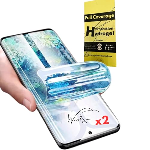 WardSan 2 Stück für Samsung Galaxy A16 4G/5G 6,7 Zoll – 2 Displayschutzfolien Hydrogel 3D + Handyhalterung für Selfies, stoßfest, kompatibel mit TPU-Schutzhüllen, weiche TPU-Folie WardSan 2 Stück für Samsung Galaxy A16 4G/5G 6,7 Zoll – 2 Displayschutzfolien Hydrogel 3D + Handyhalterung für Selfies, stoßfest, kompatibel mit TPU-Schutzhüllen, weiche TPU-Folie von WardSan