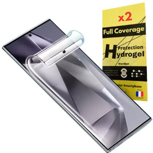 WardSan [2 Stück für Samsung Galaxy S25 Plus 6,7 Zoll (16,7 cm) – Hydrogel-Displayschutzfolie 3D | stoßfest | hüllenfreundlich | weiche TPU-Folie | besser als ein Hartglas von WardSan