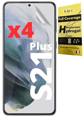 WardSan [4er Pack für Samsung Galaxy S21+/S21 Plus 6,7 Zoll – 3D Hydrogel Displayschutzfolien | Stoßfest | Case kompatibel | Weiche TPU Schutzfolie | Besser als Panzerglas WardSan [4er Pack für Samsung Galaxy S21+/S21 Plus 6,7 Zoll – 3D Hydrogel Displayschutzfolien | Stoßfest | Case kompatibel | Weiche TPU Schutzfolie | Besser als Panzerglas von WardSan