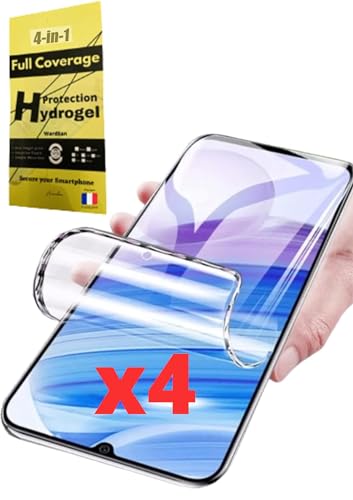 WardSan Pura70 Displayschutzfolie für Huawei Pura 70 6,6 Zoll (16,6 cm), 3D-Hydrogel, kompatibel mit Schutzhüllen, weiches TPU, besser als gehärtetes Glas, 4 Stück von WardSan