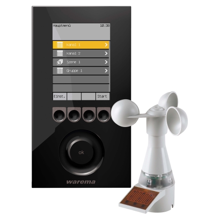 1002841  - Wisotronic 1-Kanal UP sw inkl. Wetterstation 1002841 von Warema