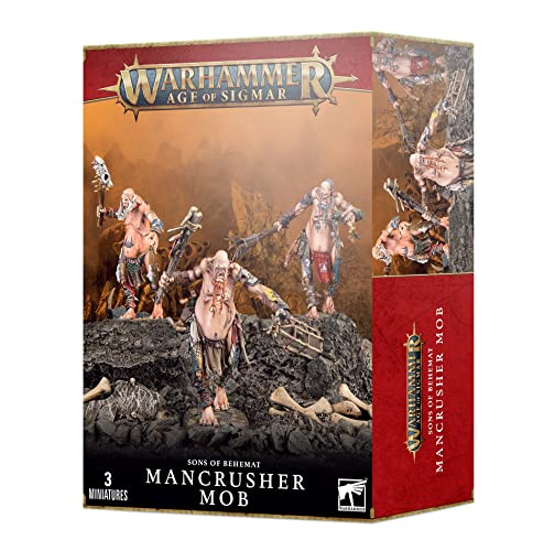 Warhammer AoS - Sons of Behemat Bande de Broyeurs d'Hommes, Schwarz Warhammer AoS - Sons of Behemat Bande de Broyeurs d'Hommes, Schwarz von Games Workshop