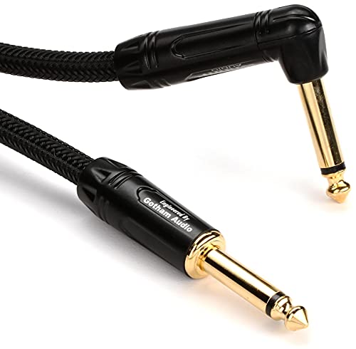 Warm Audio Prem-TS-1RT-10' Premier Series TS-Instrumentenkabel (gerade/rechtwinklig) – 3 m von Warm Audio