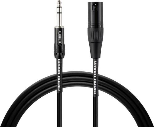 Warm Audio Pro Series XLR Verbindungskabel [1x XLR-Stecker - 1x Klinkenstecker 6.35 mm] 0.90m Schwar von Warm Audio