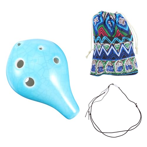 Warmhm 1 Satz Ocarina Alto C Ocarina für Anfänger und Musikliebhaber Leicht und Tragbar mit Lanyard Bunter Schutztasche Zufällige Farbe Warmhm 1 Satz Ocarina Alto C Ocarina für Anfänger und Musikliebhaber Leicht und Tragbar mit Lanyard Bunter Schutztasche Zufällige Farbe von Warmhm