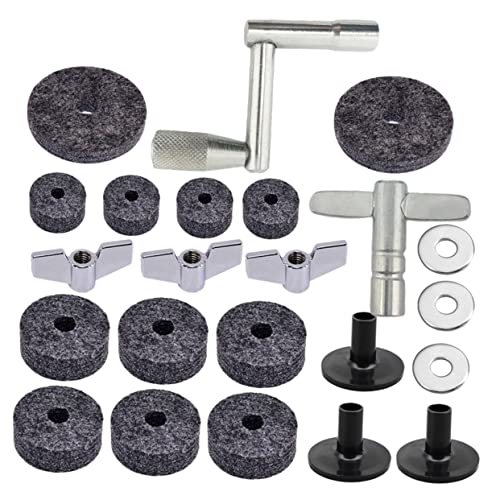 Warmhm 1 Satz Rutschfeste Filzunterlage Drum-Pad-Übungen Zubehör Schlagzeug Pads Dämpfer Drum-Becken-Muttern Praktisches Beckenpad aus Filz Beckenfilze gefühlt Grey Warmhm 1 Satz Rutschfeste Filzunterlage Drum-Pad-Übungen Zubehör Schlagzeug Pads Dämpfer Drum-Becken-Muttern Praktisches Beckenpad aus Filz Beckenfilze gefühlt Grey von Warmhm