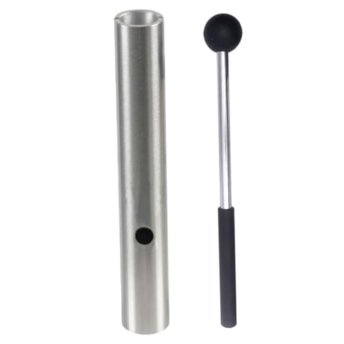 Warmhm 1 Satz Schlaginstrument Percussion-Röhre mit Schlägel Stimmrohr Lustiges Musikinstrumente aus Metall Zubehör für Schlagzeug Schlaghammer Gummi Warmhm 1 Satz Schlaginstrument Percussion-Röhre mit Schlägel Stimmrohr Lustiges Musikinstrumente aus Metall Zubehör für Schlagzeug Schlaghammer Gummi von Warmhm