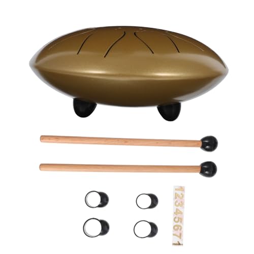 Warmhm 1 Satz Zungentrommel aus Stahl Meditation trommeln 8-Ton-Trommel ätherische Trommel -Instrumente Schlagzeug Musikinstrumente für Erwachsene Titanstahllegierung Golden Warmhm 1 Satz Zungentrommel aus Stahl Meditation trommeln 8-Ton-Trommel ätherische Trommel -Instrumente Schlagzeug Musikinstrumente für Erwachsene Titanstahllegierung Golden von Warmhm