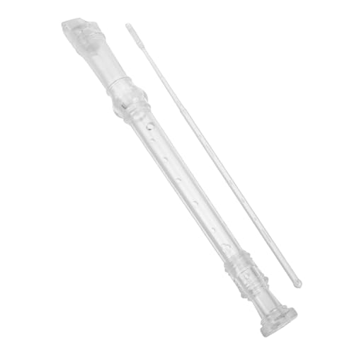 Warmhm 1 Set 8 Loch Blockflöte Transparent Kunststoff Blockflöte Sopran Blockflöte Stand Blockflöte Blockflöte Instrument Für Blockflöte Musik Blockflöte Für von Warmhm