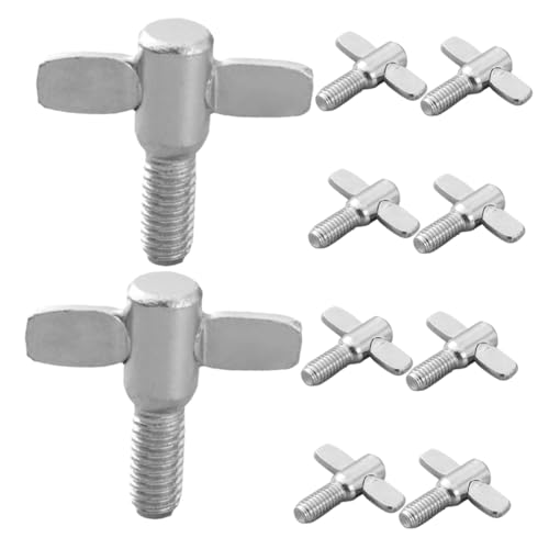 Warmhm 10 Stück Drum Rack Zubehör Drum Kit Schrauben Schraube Für Becken Drums Befestigungsschrauben Für Becken Drum Flügelschraube Drum Zubehör Schraube Für Drum Kit Hi Support Warmhm 10 Stück Drum Rack Zubehör Drum Kit Schrauben Schraube Für Becken Drums Befestigungsschrauben Für Becken Drum Flügelschraube Drum Zubehör Schraube Für Drum Kit Hi Support von Warmhm