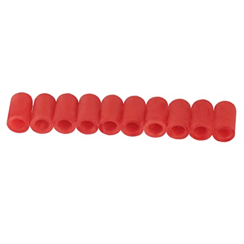 Warmhm 10 Stück Drumstick-Schutz Trommelstöcke Beschützer üben Stichwort Drum Stick Stille Tipps stumm Abdeckung Drumstick-Übungstipp Trommelstock-Silent-Spitze rot Warmhm 10 Stück Drumstick-Schutz Trommelstöcke Beschützer üben Stichwort Drum Stick Stille Tipps stumm Abdeckung Drumstick-Übungstipp Trommelstock-Silent-Spitze rot von Warmhm