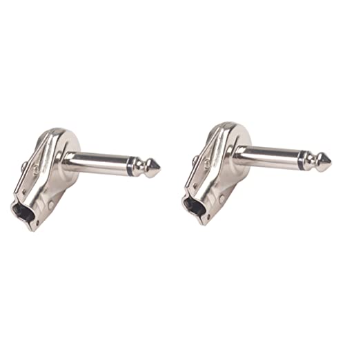 Warmhm 10 Stück Guitar -effektor -kabelstopfen Stecker Audio- Wirkung Gitarrenverstärker Gitarrenkabel Elektrische Gitarre Patch Instrument Pedal Draht Jack Silver Warmhm 10 Stück Guitar -effektor -kabelstopfen Stecker Audio- Wirkung Gitarrenverstärker Gitarrenkabel Elektrische Gitarre Patch Instrument Pedal Draht Jack Silver von Warmhm