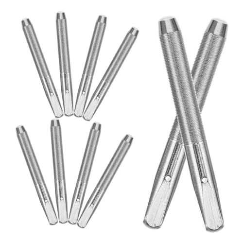 Warmhm 10 Stück Tastatur-Tool Klavier -Tuning -Wartungsinstrument Einstellung Aluminium Tuning-Kit Schlüssel Klavier Reparatur Werkzeugsatz Klaviertastatur-Werkzeuge Zinklegierung Silber von Warmhm
