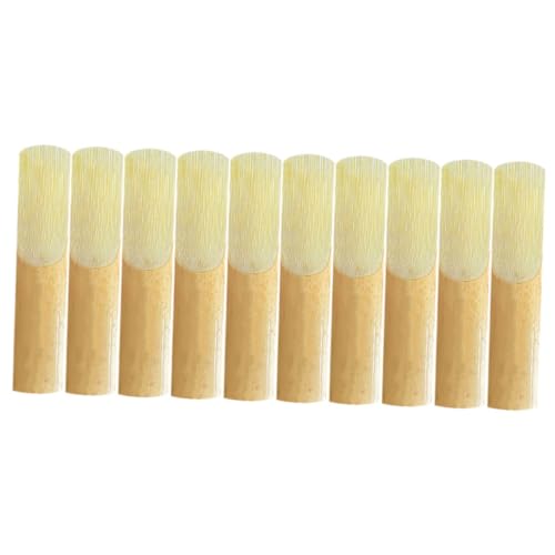 Warmhm 10 Stück Teiliges Saxophon Reeds für Saxophon Austauschbare Hochwertiges Zubehör für Musiker Leicht zu Installieren Stabiler und Töne für Anfänger und Profis Warmhm 10 Stück Teiliges Saxophon Reeds für Saxophon Austauschbare Hochwertiges Zubehör für Musiker Leicht zu Installieren Stabiler und Töne für Anfänger und Profis von Warmhm