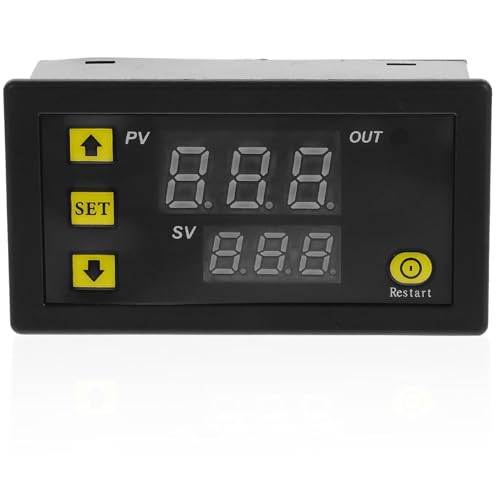 Warmhm 12V Digitales Temperaturregelungsmodul Einstellbares Timer Relaismodul mit Präziser Anzeige für Autos Industrie und DIY Projekte für Platzsparende Anwendungen Warmhm 12V Digitales Temperaturregelungsmodul Einstellbares Timer Relaismodul mit Präziser Anzeige für Autos Industrie und DIY Projekte für Platzsparende Anwendungen von Warmhm
