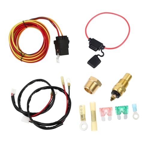 Warmhm 1Satz Auto Kühlerlüfter Kabelbaum Dual Wire Harness Kit für Auto Einfache Installation Professionelle Energiesparend und Langlebig Warmhm 1Satz Auto Kühlerlüfter Kabelbaum Dual Wire Harness Kit für Auto Einfache Installation Professionelle Energiesparend und Langlebig von Warmhm