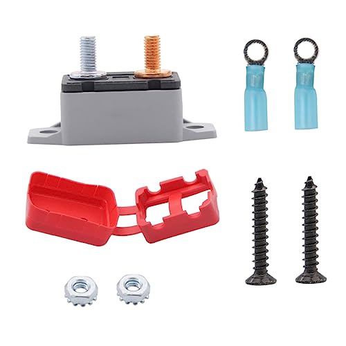 Warmhm 1Satz Manueller Reset Leistungsschalter Dc Stehbolzen Sicherung Wasserdichtes Gehäuse für Boote und Fahrzeuge Einfache Installation mit Anschlussklemmen Warmhm 1Satz Manueller Reset Leistungsschalter Dc Stehbolzen Sicherung Wasserdichtes Gehäuse für Boote und Fahrzeuge Einfache Installation mit Anschlussklemmen von Warmhm