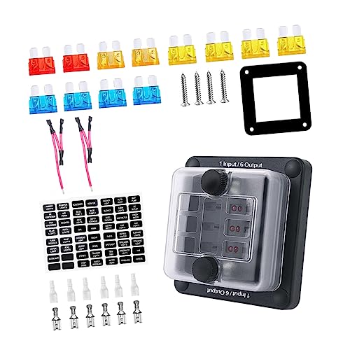 Warmhm 1Satz Wasserdichte Sicherungskiste mit Doppel Sicherungen für Marineanwendungen Kfz Sicherungsblock für Offroad Wohnmobile und Boote mit Ersatzsicherungen Warmhm 1Satz Wasserdichte Sicherungskiste mit Doppel Sicherungen für Marineanwendungen Kfz Sicherungsblock für Offroad Wohnmobile und Boote mit Ersatzsicherungen von Warmhm