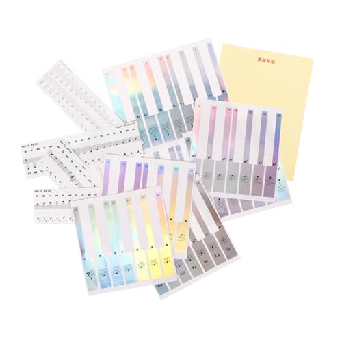 Warmhm 2 Sets Tastaturaufkleber Klaviertastatur Kindertasten Kleine Tastaturtastenaufkleber Tastatur Klavier Klavieraufkleber Für Erwachsene Klavieraufkleber von Warmhm