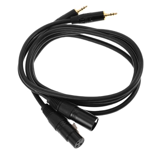Warmhm 2 Stück Audiokabel Mikrofonverkabelung Mikrofon xlr kabel XLR-Splitter Das Drahtkernmaterial ist blanker Kupferdraht und das Drahtmaterial ist Kupfer Black Warmhm 2 Stück Audiokabel Mikrofonverkabelung Mikrofon xlr kabel XLR-Splitter Das Drahtkernmaterial ist blanker Kupferdraht und das Drahtmaterial ist Kupfer Black von Warmhm